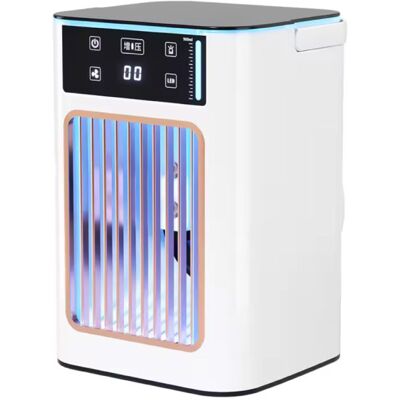 LISM Draagbare Air Conditoner - USB Luchtkoeler Ventilator 900ml Watertank - Wit LISM Draagbare Air Conditoner - USB Luchtkoeler Ventilator 900ml Watertank - Wit