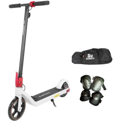 Kugoo Kirin Mini 2 Elektrische Smart E Step Scooter voor Kinderen Off-Road - 150W - 15 km/u - 6Ah Batterij - 8.5 inch Wielen Wit Kugoo Kirin Mini 2 Elektrische Smart E Step Scooter voor Kinderen Off-Road - 150W - 15 km/u - 6Ah Batterij - 8.5 inch Wielen Wit