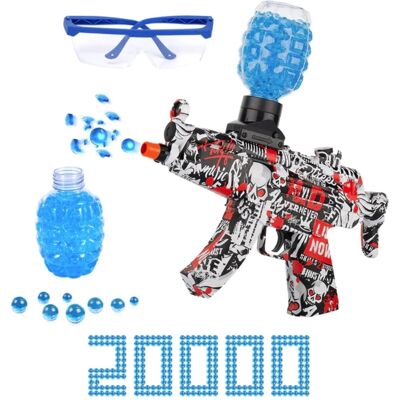 Stuff Certified® Elektrische Gel Blaster met 20.000 Balletjes - MP5 Model Water Speelgoed Foam Shooter Rood Stuff Certified® Elektrische Gel Blaster met 20.000 Balletjes - MP5 Model Water Speelgoed Foam Shooter Rood
