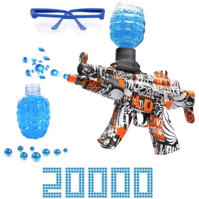 Stuff Certified® Elektrische Gel Blaster met 20.000 Balletjes - MP5 Model Water Speelgoed Foam Shooter Oranje Stuff Certified® Elektrische Gel Blaster met 20.000 Balletjes - MP5 Model Water Speelgoed Foam Shooter Oranje