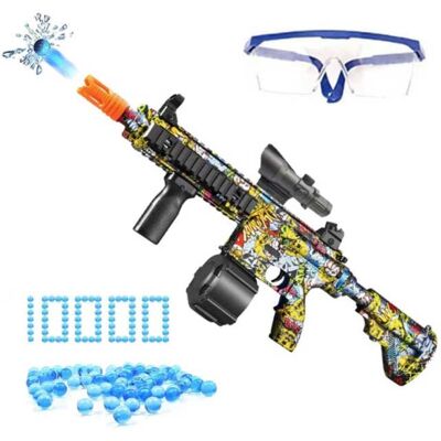 Csnoobs Elektrische Gel Blaster met 10.000 Balletjes - M416 Model Water Speelgoed Foam Shooter Graffiti Csnoobs Elektrische Gel Blaster met 10.000 Balletjes - M416 Model Water Speelgoed Foam Shooter Graffiti