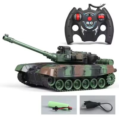CONUSEA RC Militaire Tank met Afstandsbediening - M1 Leopard 2 Model - Camo Groen CONUSEA RC Militaire Tank met Afstandsbediening - M1 Leopard 2 Model - Camo Groen