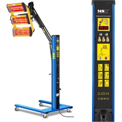 MSW Infrarood lakdroger - 3.300 W - 3 stralers IR-DRYER3000.2 MSW Infrarood lakdroger - 3.300 W - 3 stralers IR-DRYER3000.2