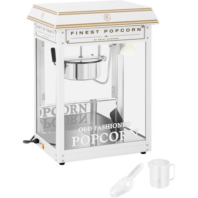 Popcornmachine - 5 kg/u - 1500 W - wit en goud - Royal Catering RCPS-WG1 Popcornmachine - 5 kg/u - 1500 W - wit en goud - Royal Catering RCPS-WG1