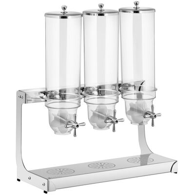 Royal Catering Granen Dispenser - 3 x 3.5 L - 3 containers RCCS-3.5LSS3 Royal Catering Granen Dispenser - 3 x 3.5 L - 3 containers RCCS-3.5LSS3