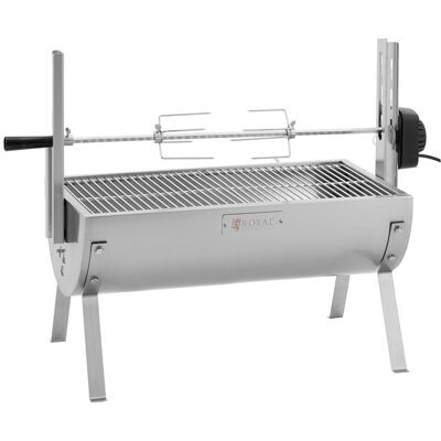 Royal Catering Braadrooster grill - met motor - 15 kg - Lengte spit: 82 cm - roestvrij staal RCSG-70PB Royal Catering Braadrooster grill - met motor - 15 kg - Lengte spit: 82 cm - roestvrij staal RCSG-70PB