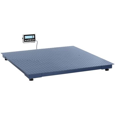 Steinberg Systems Vloerweegschaal - 5000 kg / 2 kg - 150 x 150 cm - extern LCD SBS-BW-5000/2000XL Steinberg Systems Vloerweegschaal - 5000 kg / 2 kg - 150 x 150 cm - extern LCD SBS-BW-5000/2000XL