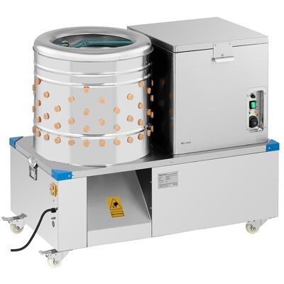 Wiesenfield 2-in-1 Plukmachine en broeiketel voor pluimvee - trommel 55 cm - 3 - 4 kippen per min WIE-PPS-55 Wiesenfield 2-in-1 Plukmachine en broeiketel voor pluimvee - trommel 55 cm - 3 - 4 kippen per min WIE-PPS-55