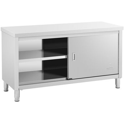 RVS werkkast - ECO - 150 x 60 cm - 600 kg - Royal Catering RCSSCB-150X60-E RVS werkkast - ECO - 150 x 60 cm - 600 kg - Royal Catering RCSSCB-150X60-E
