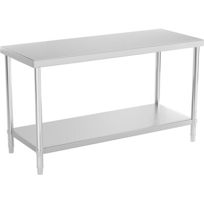 RVS werktafel - ECO - 150 x 60 cm - 250 kg - Royal Catering RCAT-150/60-NW RVS werktafel - ECO - 150 x 60 cm - 250 kg - Royal Catering RCAT-150/60-NW