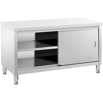 RVS werkkast - ECO - 150 x 70 cm - 600 kg - Royal Catering RCSSCB-150X70-E RVS werkkast - ECO - 150 x 70 cm - 600 kg - Royal Catering RCSSCB-150X70-E