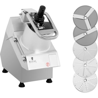 Royal Catering Elektrische groentesnijder - 750 W - 5 snijschijven - Ø 205 mm RCGS-750 Royal Catering Elektrische groentesnijder - 750 W - 5 snijschijven - Ø 205 mm RCGS-750
