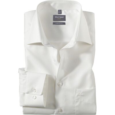 OLYMP Heren Casual Overhemd Beige In Maat: 40 OLYMP Heren Casual Overhemd Beige In Maat: 40
