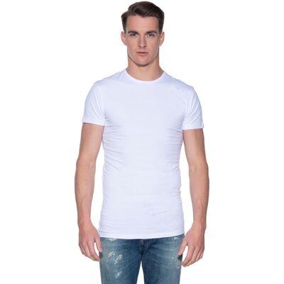 Slater Heren Ondershirts Stretch O-hals 2-pack Wit In Maat: XXL Slater Heren Ondershirts Stretch O-hals 2-pack Wit In Maat: XXL