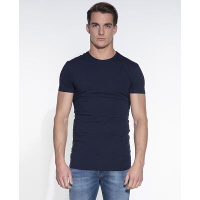 Slater Heren Ondershirts Stretch O-hals 2-pack Donkerblauw In Maat: XXL Slater Heren Ondershirts Stretch O-hals 2-pack Donkerblauw In Maat: XXL