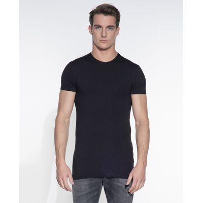 Slater Heren Ondershirts Strecht O-hals 2-pack Zwart In Maat: S Slater Heren Ondershirts Strecht O-hals 2-pack Zwart In Maat: S