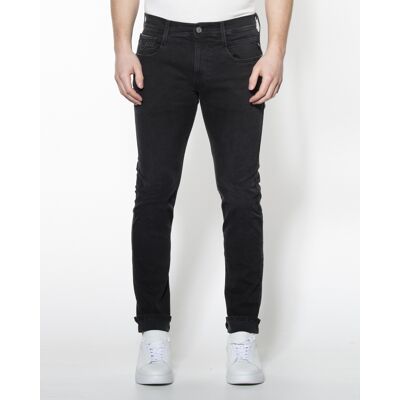Replay Heren Anbass Jeans Zwart In Maat: 32/32 Replay Heren Anbass Jeans Zwart In Maat: 32/32
