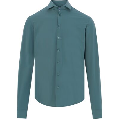 Blue Industry Heren Casual Overhemd Groen In Maat: 37 Blue Industry Heren Casual Overhemd Groen In Maat: 37