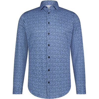 Blue Industry Heren Casual Overhemd Blauw In Maat: 45 Blue Industry Heren Casual Overhemd Blauw In Maat: 45