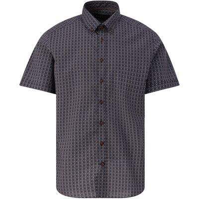 Bugatti Clothing Heren Casual Overhemd Donkerblauw In Maat: XXXL Bugatti Clothing Heren Casual Overhemd Donkerblauw In Maat: XXXL
