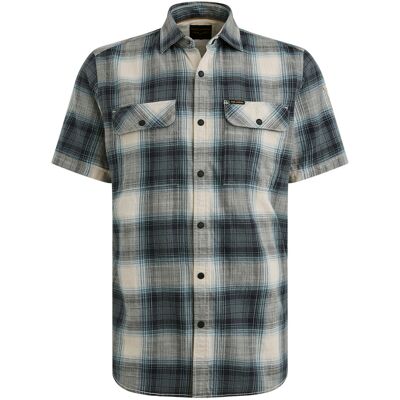 PME Legend Heren Casual Overhemd Blauw In Maat: L PME Legend Heren Casual Overhemd Blauw In Maat: L