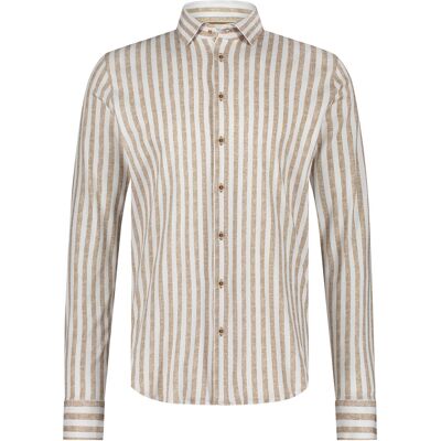 Blue Industry Heren Casual Overhemd Beige In Maat: 43 Blue Industry Heren Casual Overhemd Beige In Maat: 43
