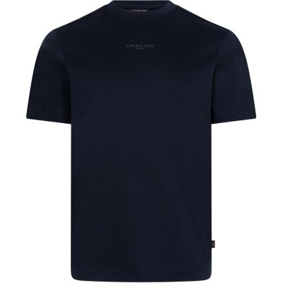 Cavallaro Heren Luvati T-shirt Blauw In Maat: XL Cavallaro Heren Luvati T-shirt Blauw In Maat: XL