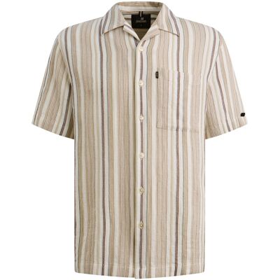 Vanguard Heren Casual Shirt Bruin In Maat: XXXL Vanguard Heren Casual Shirt Bruin In Maat: XXXL