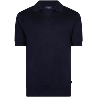 Cavallaro Heren Erlino Polo Blauw In Maat: XL Cavallaro Heren Erlino Polo Blauw In Maat: XL