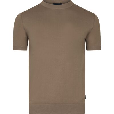 Cavallaro Heren Milo T-shirt Bruin In Maat: XL Cavallaro Heren Milo T-shirt Bruin In Maat: XL