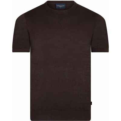 Cavallaro Heren Erlino T-shirt Bruin In Maat: XL Cavallaro Heren Erlino T-shirt Bruin In Maat: XL