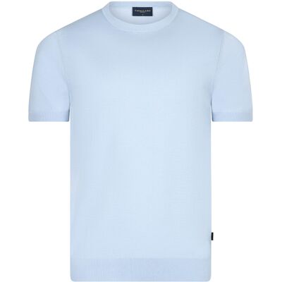 Cavallaro Heren Zalacio T-shirt Blauw In Maat: XL Cavallaro Heren Zalacio T-shirt Blauw In Maat: XL