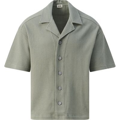 Drykorn Heren Basil Casual Shirt Groen In Maat: S Drykorn Heren Basil Casual Shirt Groen In Maat: S