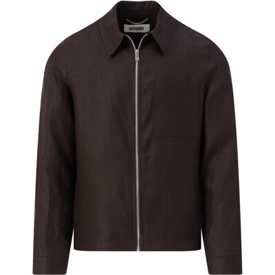 Drykorn Heren Jerson Overshirt Bruin In Maat: M Drykorn Heren Jerson Overshirt Bruin In Maat: M