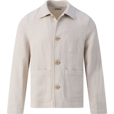Drykorn Heren Makona Overshirt Lichtgrijs In Maat: M Drykorn Heren Makona Overshirt Lichtgrijs In Maat: M