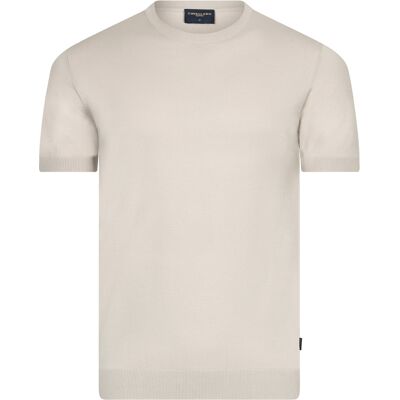 Cavallaro Heren Milo T-shirt Beige In Maat: XXL Cavallaro Heren Milo T-shirt Beige In Maat: XXL