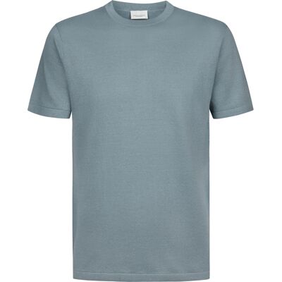 Profuomo Heren T-shirt Denim In Maat: XXL Profuomo Heren T-shirt Denim In Maat: XXL