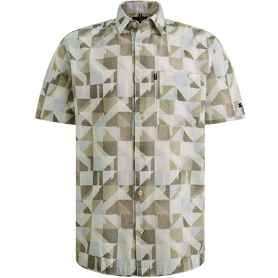 Vanguard Heren Casual Overhemd Beige In Maat: XL Vanguard Heren Casual Overhemd Beige In Maat: XL