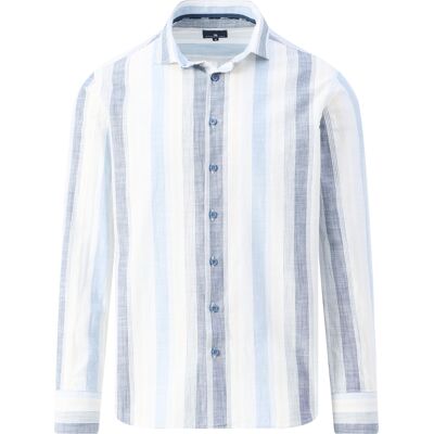 State Of Art Heren Casual Overhemd Blauw In Maat: XXXL State Of Art Heren Casual Overhemd Blauw In Maat: XXXL