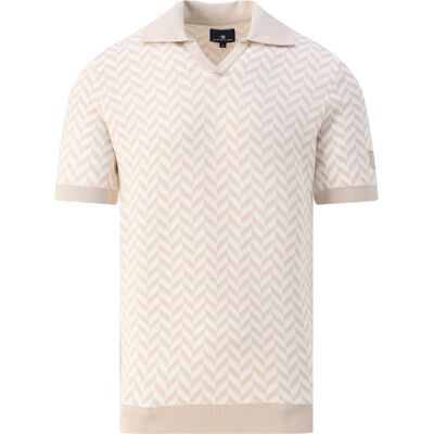 State Of Art Heren Polo Beige In Maat: XXXL State Of Art Heren Polo Beige In Maat: XXXL