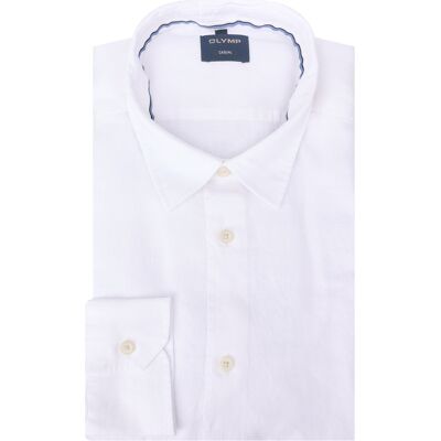 OLYMP Heren Overhemd Wit In Maat: XXXL OLYMP Heren Overhemd Wit In Maat: XXXL