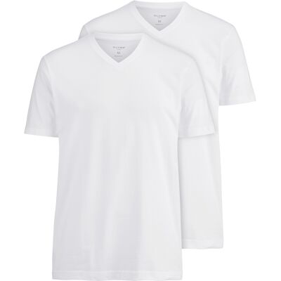 OLYMP Heren T-shirt Wit In Maat: XXL OLYMP Heren T-shirt Wit In Maat: XXL
