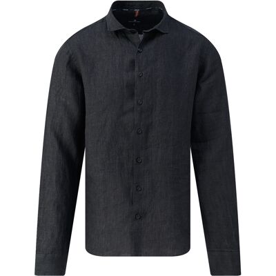 State Of Art Heren Casual Overhemd Zwart In Maat: M State Of Art Heren Casual Overhemd Zwart In Maat: M
