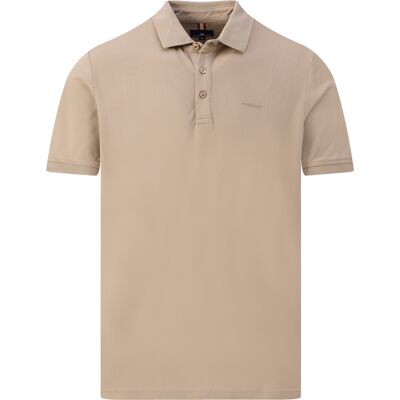 State Of Art Heren Polo Beige In Maat: XXL State Of Art Heren Polo Beige In Maat: XXL