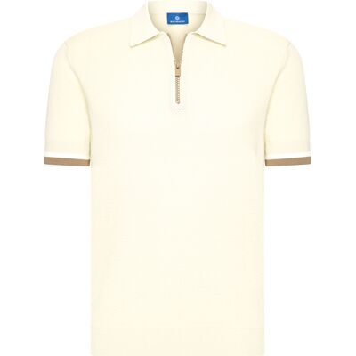 Blue Industry Heren Polo Beige In Maat: XXL Blue Industry Heren Polo Beige In Maat: XXL