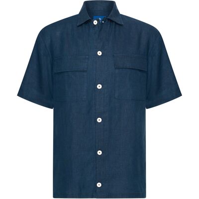 Blue Industry Heren Casual Overhemd Donkerblauw In Maat: XXL Blue Industry Heren Casual Overhemd Donkerblauw In Maat: XXL