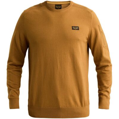 PME Legend Heren Trui Ronde Hals Bruin In Maat: L PME Legend Heren Trui Ronde Hals Bruin In Maat: L