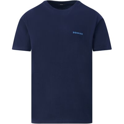 Denham Heren Kyoton Graphic T-shirt Donkerblauw In Maat: XL Denham Heren Kyoton Graphic T-shirt Donkerblauw In Maat: XL