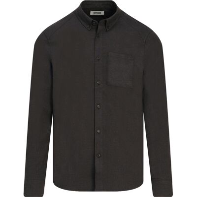 Drykorn Heren Casual Overhemd Liet Bruin In Maat: L Drykorn Heren Casual Overhemd Liet Bruin In Maat: L