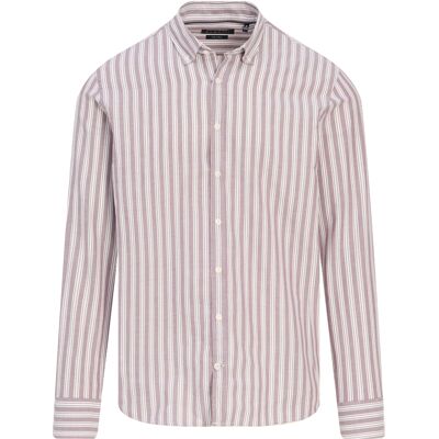 Bugatti Clothing Heren Casual Overhemd Paars In Maat: XXXL Bugatti Clothing Heren Casual Overhemd Paars In Maat: XXXL